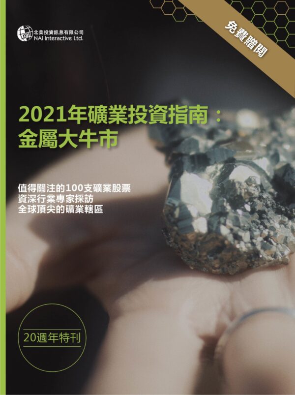 2021年礦業投資指南：金屬大牛市 - 繁體中文 (電子書)